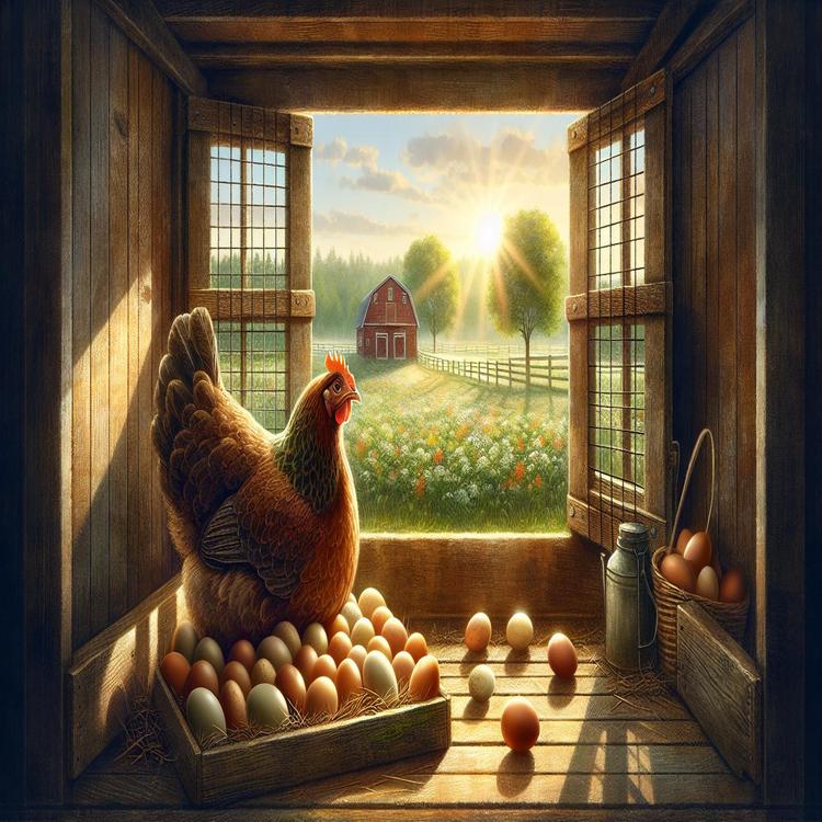 Ile czasu kura siedzi na jajkach?